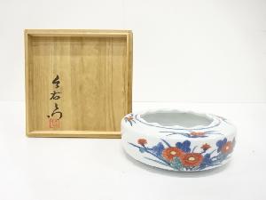 有田焼　今泉今右衛門造　錦　花絵　灰皿